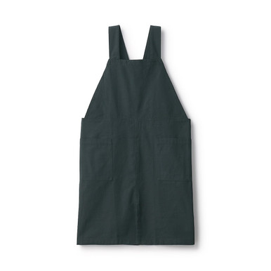 Muji Beige | Cross Back Cotton Kitchen Apron |