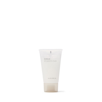 Muji White | Sensitive Skin All‐In‐One Moisturising Gel ‐ Travel Size, 30G 30 G