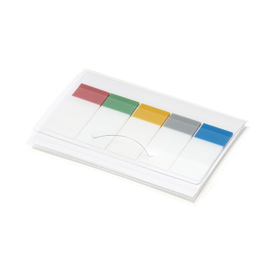 Muji | Clear Index Sticky Notes ‐ 35Mm, Pack Of 5 One Size