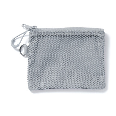 Muji Grey | Polyester Double Zip Case ‐ Small One Size