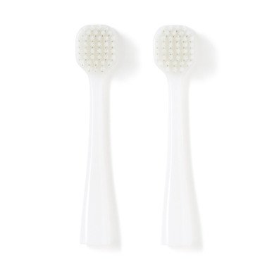 Muji | Replacement Toothbrush Heads ‐ Wide, Medium Bristle, Pack Of 2 One Size