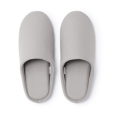 Muji Grey | Cotton Insole Mule Slippers M