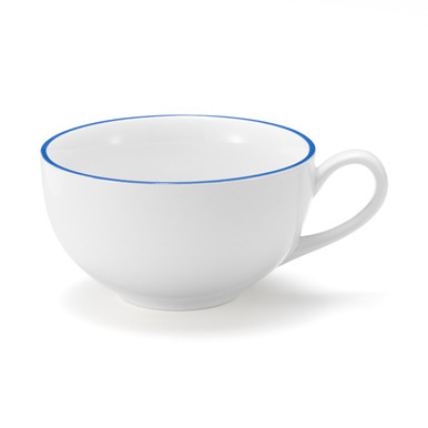 Muji Blue Stripes | Everyday Tableware Tea Cup - Blue Stripe Stripes 250 Ml