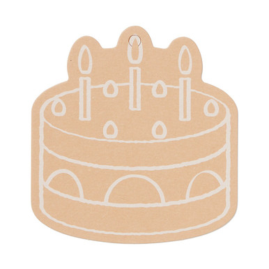 Muji | Gift Tags - Cake, Pack Of 3 One Size
