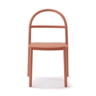 Muji Burgundy | Aluminium Chair - |