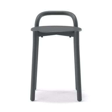 Muji Dark Grey | Aluminium Stool - |