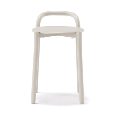 Muji Light Grey | Aluminium Stool - |