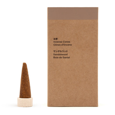 Muji Light | Sandalwood Incense Cones - Pack Of 20
