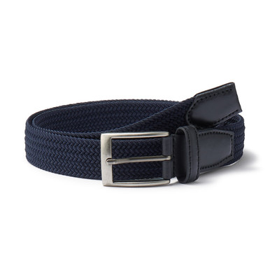 Muji Navy | Free Size Stretch Belt - One