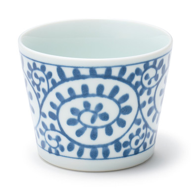 Muji | Hasami Ware Sake Cup - Arabesque Pattern One Size