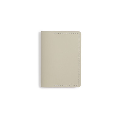 Muji Grey | Recycled Leather Travel Wallet - Ash One Size