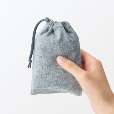 Muji Blue | Cotton Pile Portable Eye Mask One Size