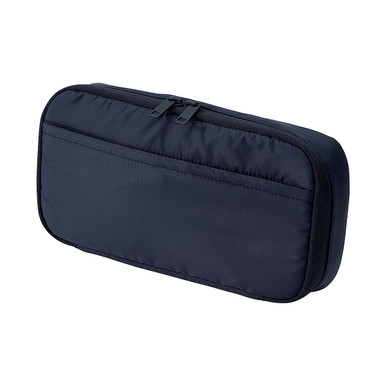 Muji Black | Parachute Cloth Gadget Case - Slim One Size