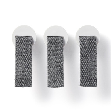 Muji Grey | Box File Handle Pull - Pack Of 3, One Size