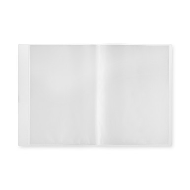 Muji Semi-Transparent | A4 Clear Slim Folder - 20 Pockets
