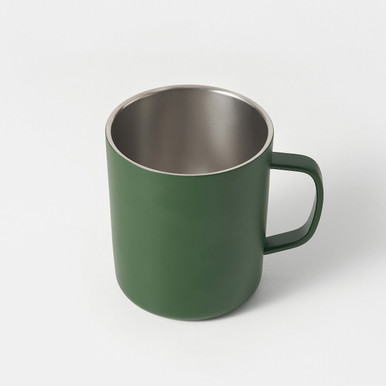 Muji Green | Stainless Steel Mug - 490 Ml, |