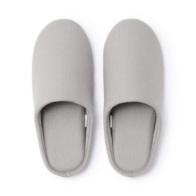 Muji  Cotton Insole Mule Slippers M Unisex Charcoal Grey