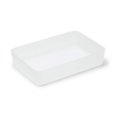 Muji Semi-Transparent | Desktop Storage Tray - Clear 17 X 255 5 Cm One Size