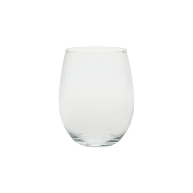 Muji Transparent | Stemless Red Wine Glass - 470 Ml