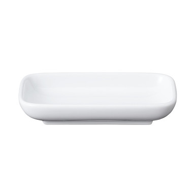 Muji | Hakuji Porcelain Rectangular Plate ‐ Small One Size