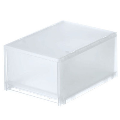 Muji | Desktop Storage Drawer - Clear - 26 X 37 X 17.5 Cm