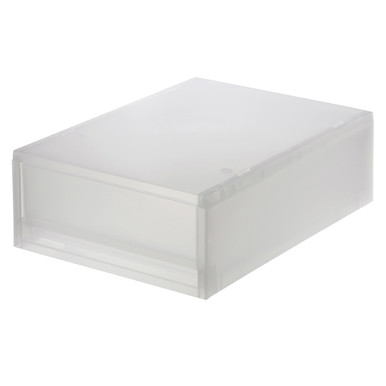 Muji | Desktop Storage Drawer - Clear 26 X 37 12 Cm A4