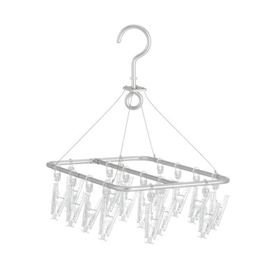 Muji Aluminium | Square Hanger 16 Pegs |