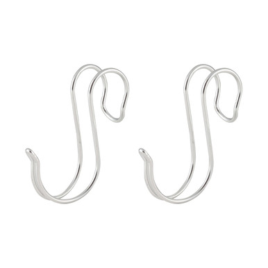 Muji Silver | Stainless Steel Large Hook - 2 Pack |