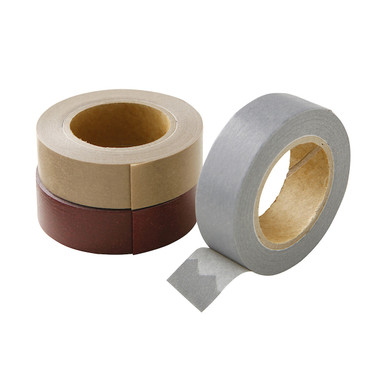 Muji Red/Beige/Grey | Washi Tape ‐ 3 Pack One Size