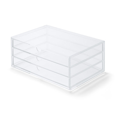 Muji | 3 Drawer Stackable Acrylic Storage Box One Size