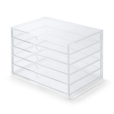 Muji | 5 Drawer Stackable Acrylic Storage Box One Size
