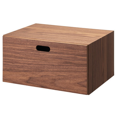 Muji Grain | Walnut Drawer Unit ‐ 1 Tier Half Height
