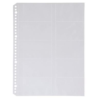 Muji | Pp Punched Pockets Refill / Card Type A4