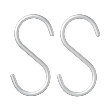 Muji | Aluminium Hooks - Medium, 2 Pack