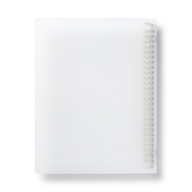 Muji Semi-Transparent | Polypropylene Binder B5 26 Holes