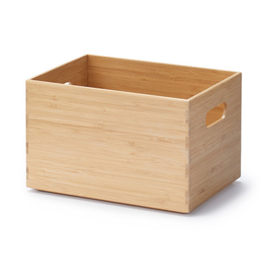 Muji Stackable Bamboo Storage Box - 26 X 185 165 Cm One Size Unisex
