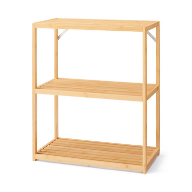 Muji Light/Grain | 3 Tier Bamboo Shelf Unit One Size