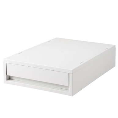 Muji White | Desktop Storage Drawer - 26 X 37 X 9 Cm