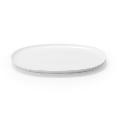 Muji Grey | Everyday Tableware Oval Plate Large |