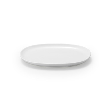 Muji Grey | Everyday Tableware Oval Plate Small |