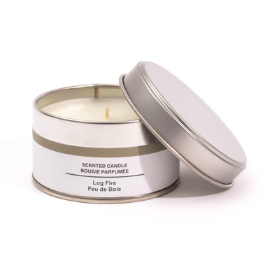 Muji | Log Fire Tin Candle One Size