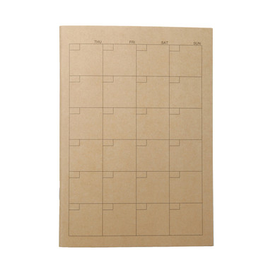 Muji | Monthly Scheduler Notebook A5