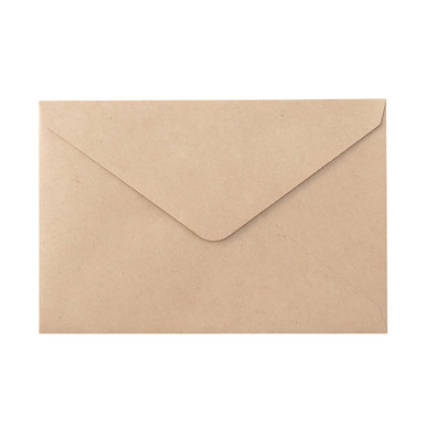 Muji | Kraft Paper / Envelope ‐ 94X140 Mm,20Pcs One Size