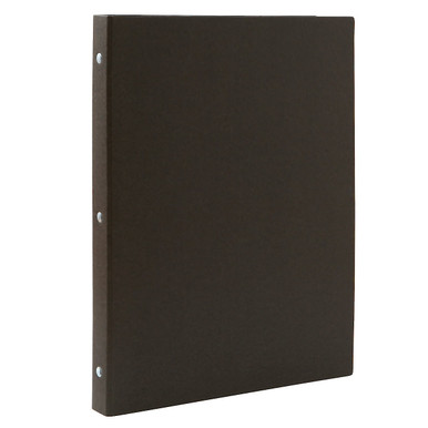Muji Grey | A4 30‐Ring Recycled Paper Binder Charcoal