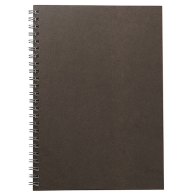 Muji Beige | Planted Tree Paper Double Ring Notebook A5