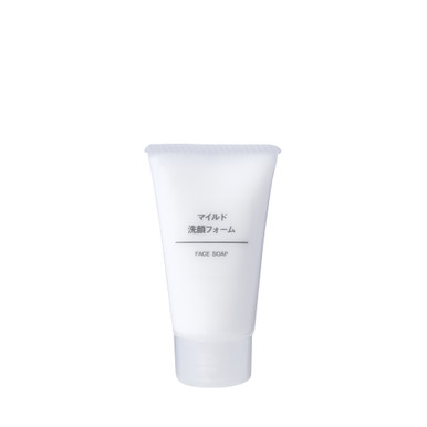 Muji Orange/White | Travel Size Face Soap ‐ 30G 30 G