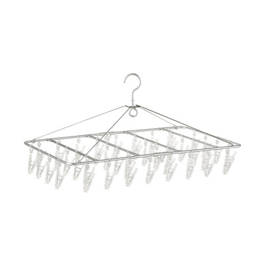 Muji | Aluminium Square Hangers With 40Pegs One Size