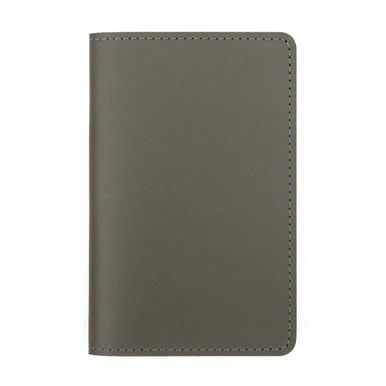 Muji Khaki | Recycled Leather Passport Holder - One Size