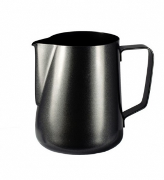 Milk Frothing Jugs Black Satin Finish s/s 400ml