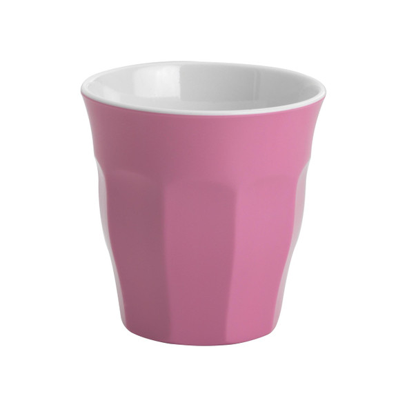 Melamine Tumbler - Hot Pink/White